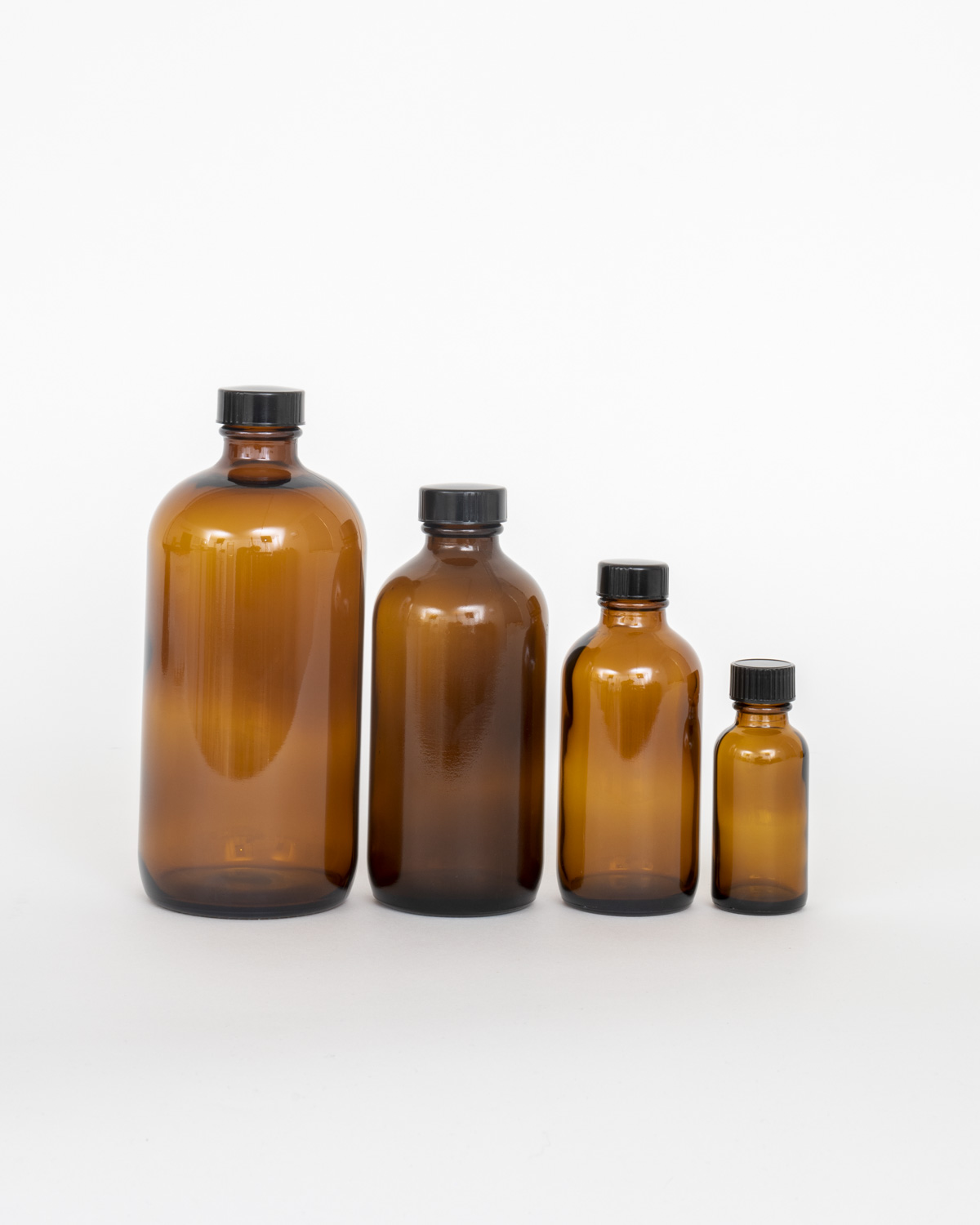 Amber Glass Bottle - Bostick & Sullivan