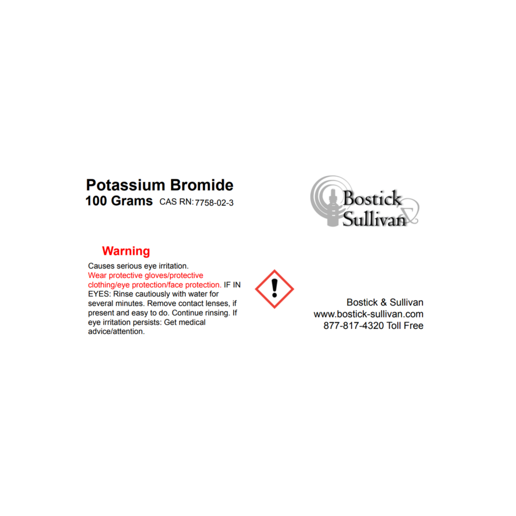 Potassium Bromide Bostick & Sullivan